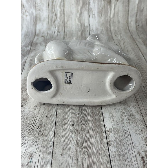 7” Vintage Ceramic Elephant Figurine with Baby Made in Brazil Good Luck Money - Picture 10 of 12